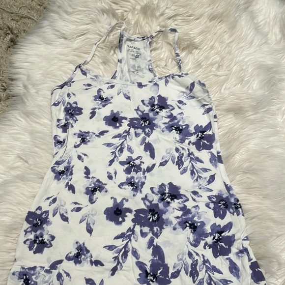 Geometric Floral Winter-Vanilla Women's Racerback Tank Top